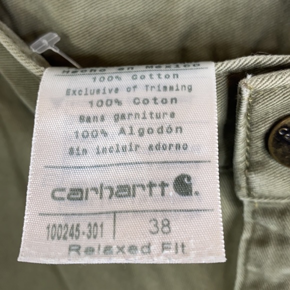 Carhartt green shorts relaxed fit size 38 - Picture 5 of 9